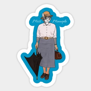 Miss Meowple Sticker